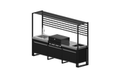 Fogher Cuisine d'extérieur avec Barbecue FGA 750 FO- FKC002